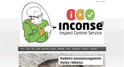 Desktop Screenshot of inconse.fi